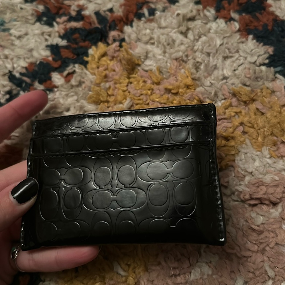 Coach card holder